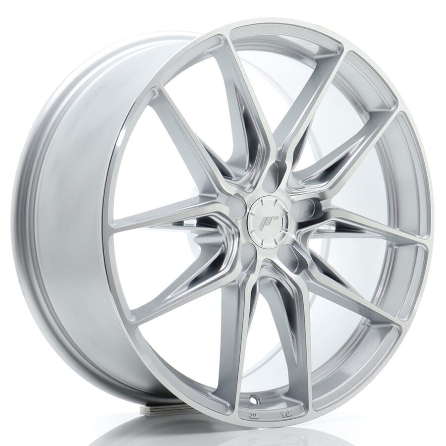 Felg Japan Racing JR44 19x9 ET20-51 5H BLANK Sølv med maskinbearbeidet front