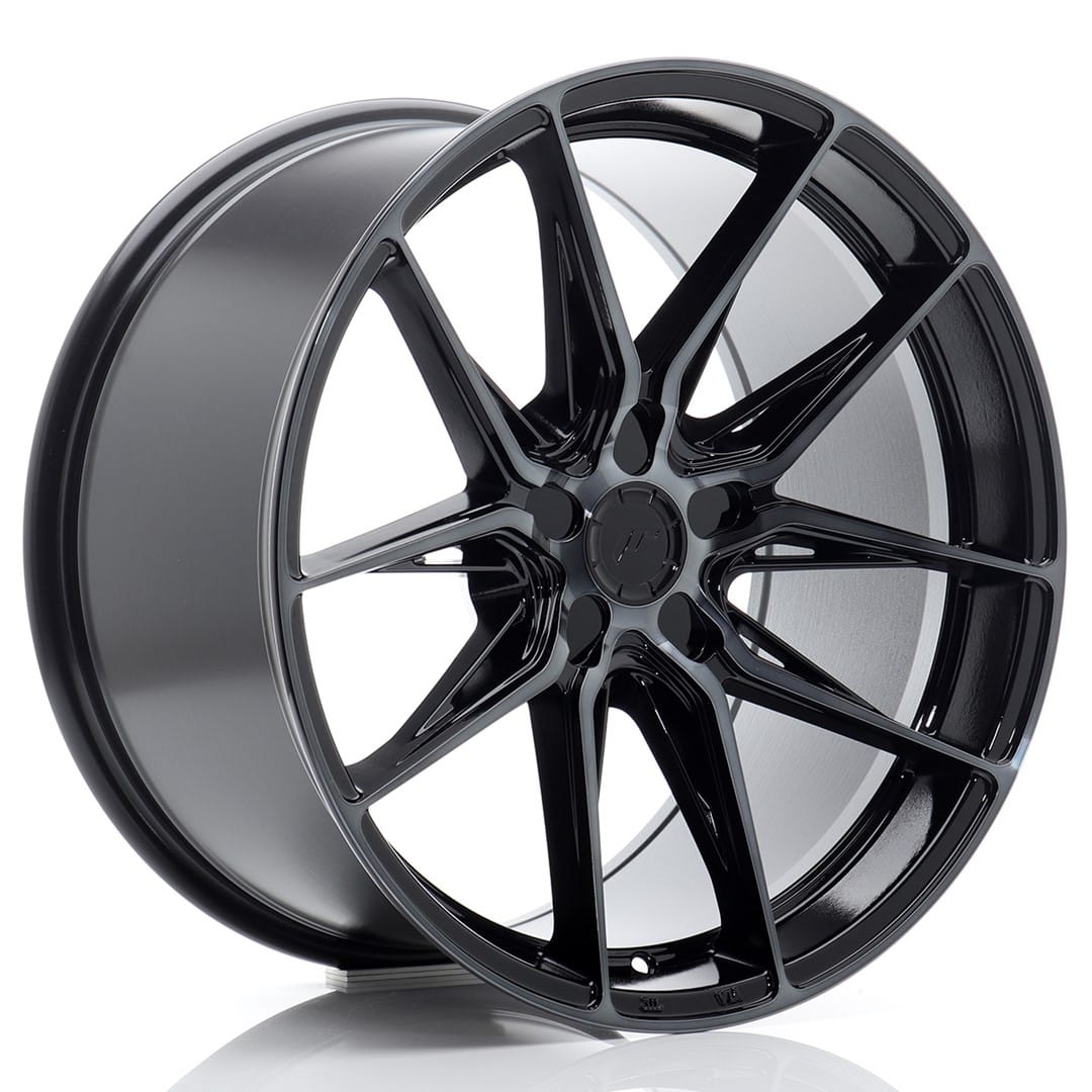 Felg Japan Racing JR44 19x10 ET15-45 5H BLANK Svart maskinbearbeidet med tonet front - Bilde 2