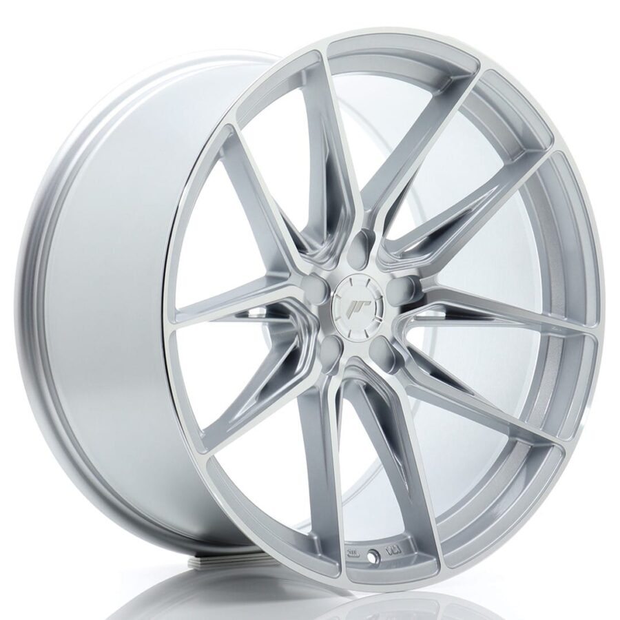 Felg Japan Racing JR44 20x10,5 ET15-42 5H BLANK Sølv med  maskinbearbeidet front