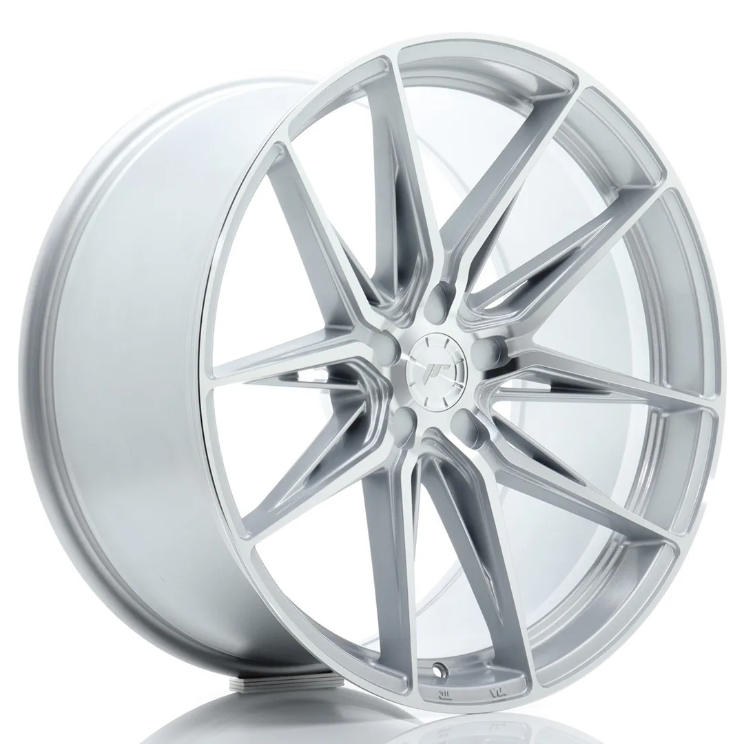 Felg Japan Racing JR44 21x11 ET11-46 5H BLANK Sølv med  maskinbearbeidet front