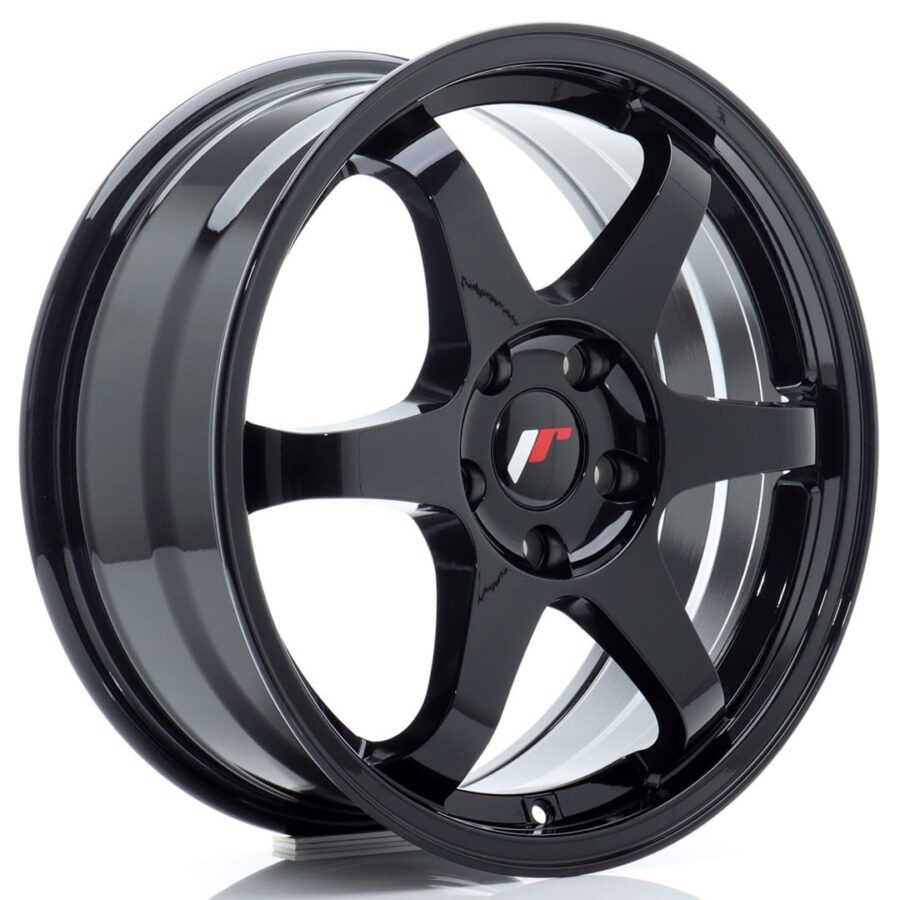 Felg Japan Racing JR3 17x7 ET40 5x114,3 Glans Sort