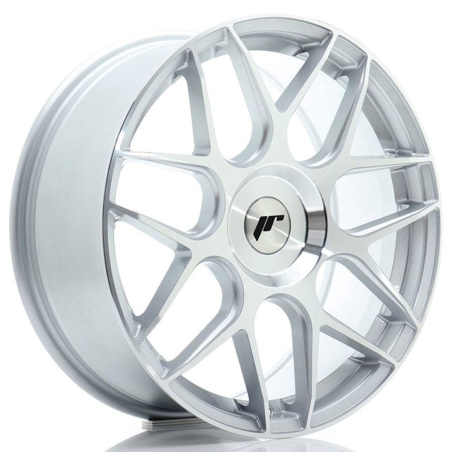 Felg Japan Racing JR18 18x7,5 ET20-40 BLANK Sølvbearbeidet front