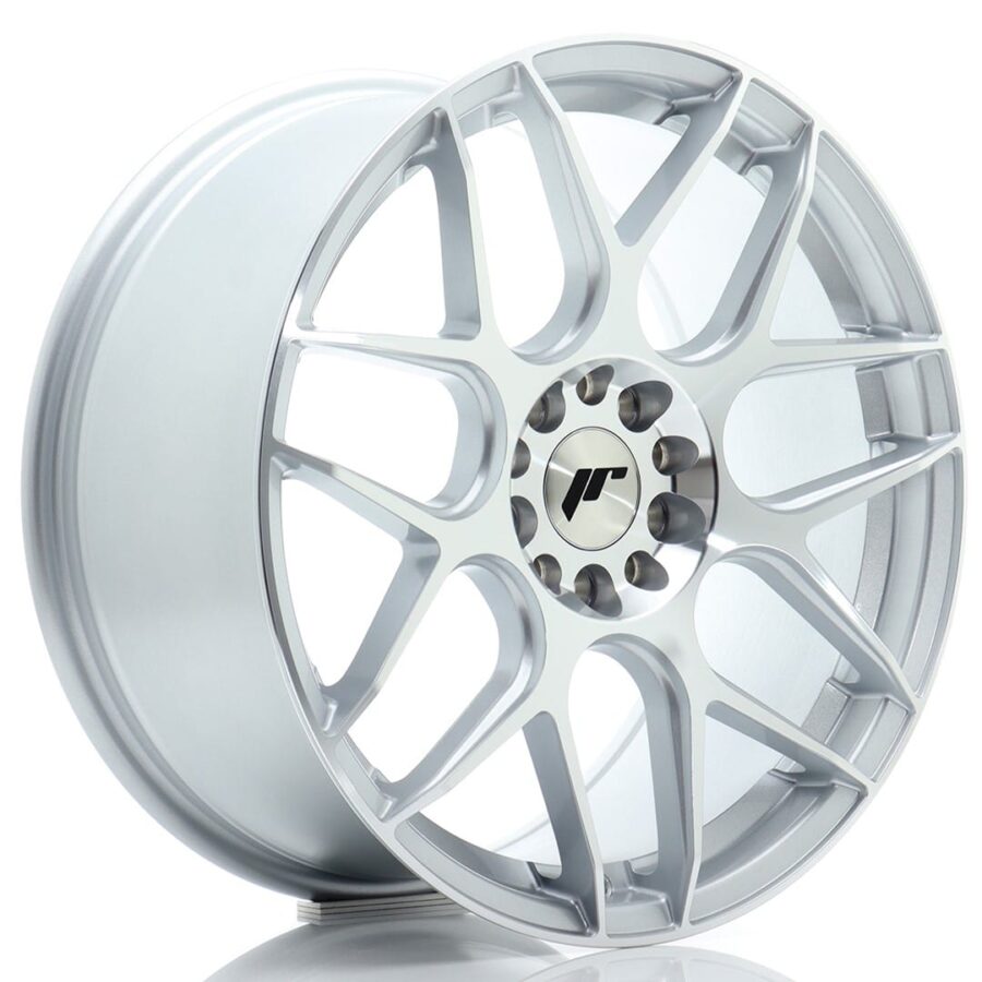 Felg Japan Racing JR18 18x8,5 ET35 5x100/120 sølvbearbeidet front