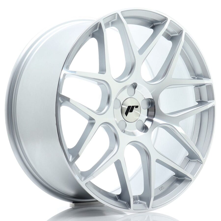 Felg Japan Racing JR18 20x8,5 ET20-40 5H BLANK Sølvbearbeidet front