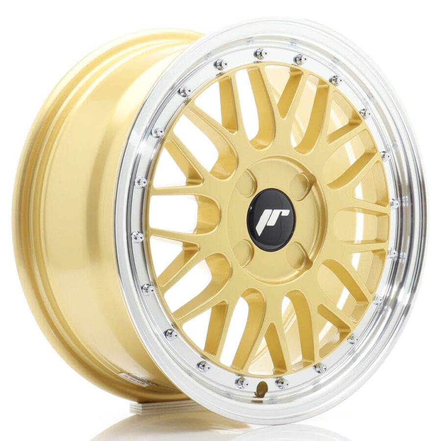Felg Japan Racing JR23 16x7 ET20-45 4H BLANK Gull med bearbeidet leppe