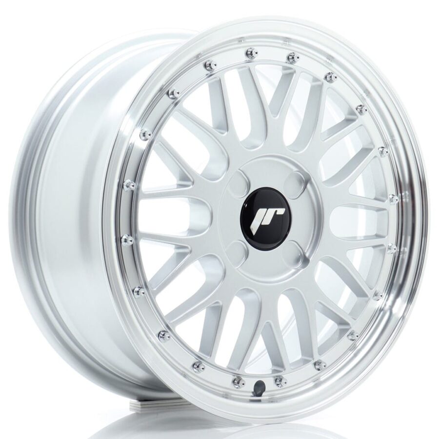 Felg Japan Racing JR23 16x7 ET20-45 4H BLANK Hyper Silver med Machined Lip