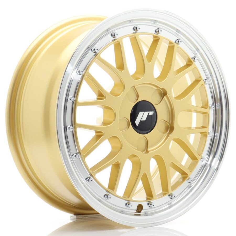 Felg Japan Racing JR23 16x7 ET20-45 5H BLANK Gull med bearbeidet leppe