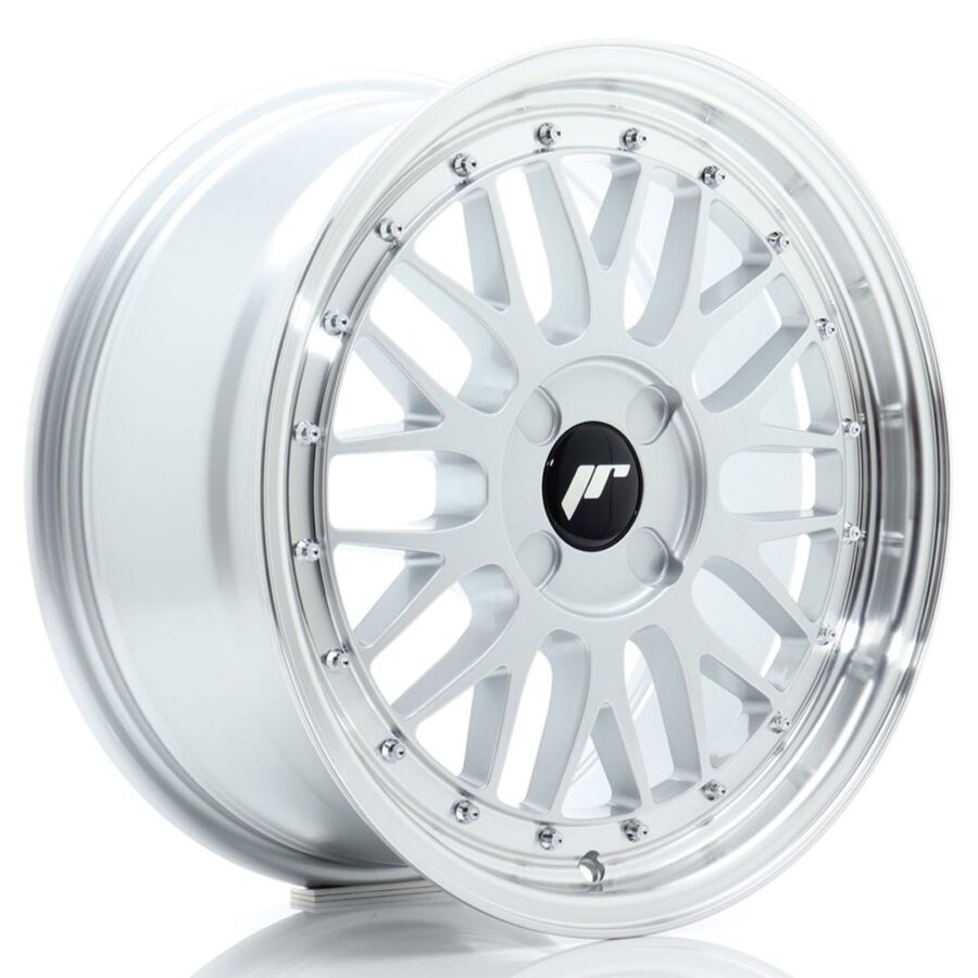 Felg Japan Racing JR23 17x8 ET20-45 4H BLANK Hyper Silver med Machined Lip