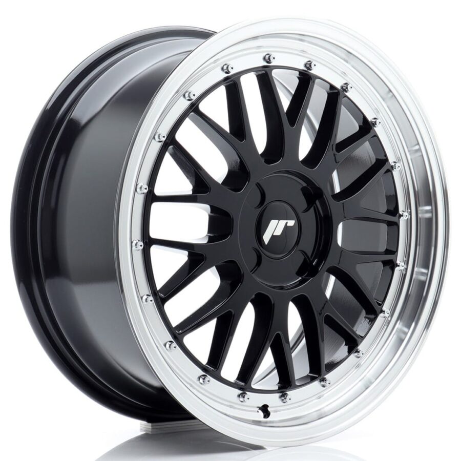 Felg Japan Racing JR23 18x8 ET20-42 4H BLANK Blank svart med bearbeidet leppe
