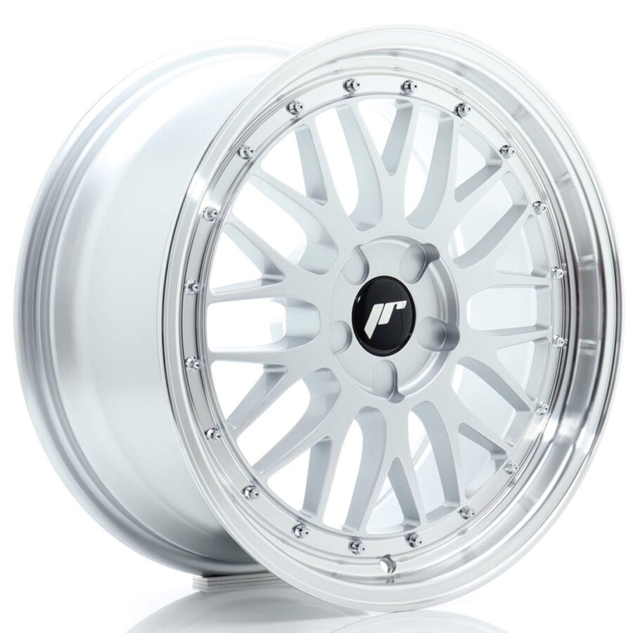 Felg Japan Racing JR23 18x8 ET20-42 5H BLANK Hyper Silver med Machined Lip