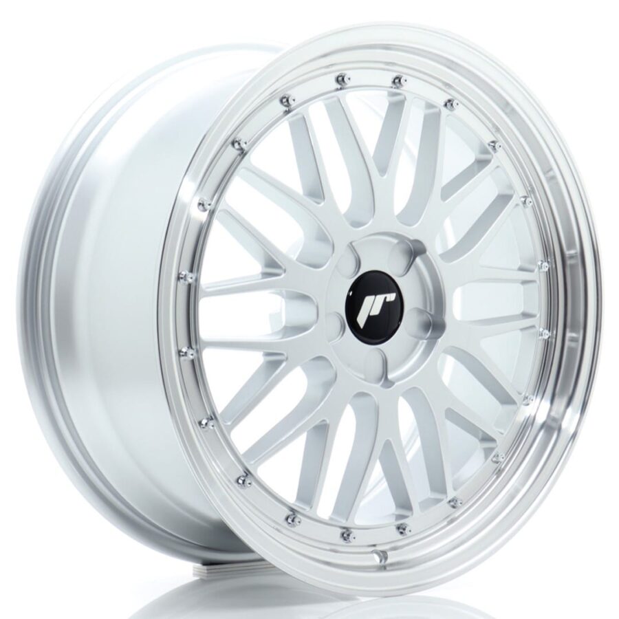 Felg Japan Racing JR23 19x8 ET20-40 5H BLANK Hyper Silver med Machined Lip