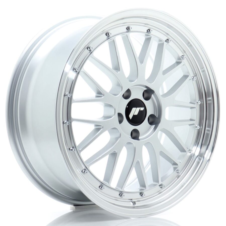 Felg Japan Racing JR23 19x8,5 ET35 5x112 Hyper Silver med Machined Lip