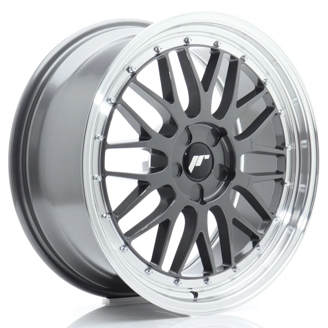 Felg Japan Racing JR23 19x8,5 ET20-45 5H BLANK Hyper Grey med Machined Lip