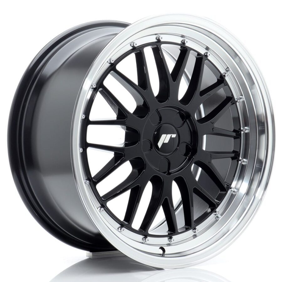 Felg Japan Racing JR23 19x9,5 ET20-45 5H BLANK Gloss Black med Machined Lip