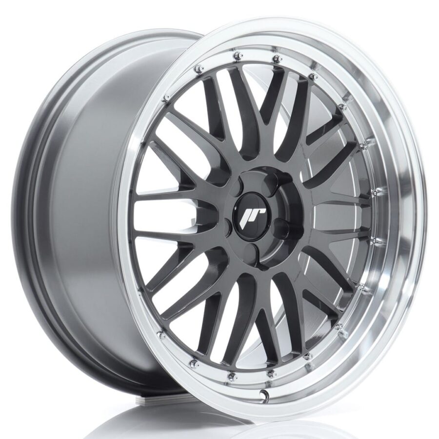Felg Japan Racing JR23 20x10,5 ET20-45 5H BLANK Hyper Grey med Machined Lip