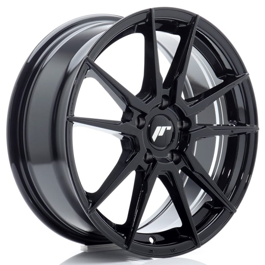 Felg Japan Racing JR21 17x7 ET40 5x100 Glans Sort
