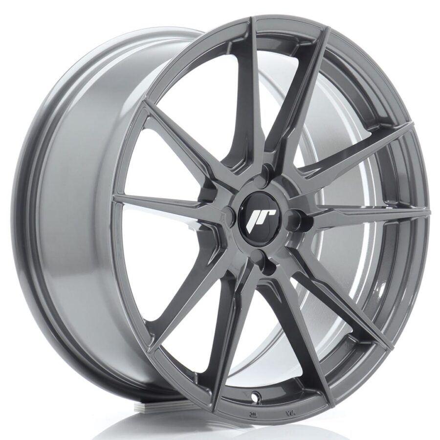 Felg Japan Racing JR21 18x8 ET20-40 4H BLANK Hypergrå