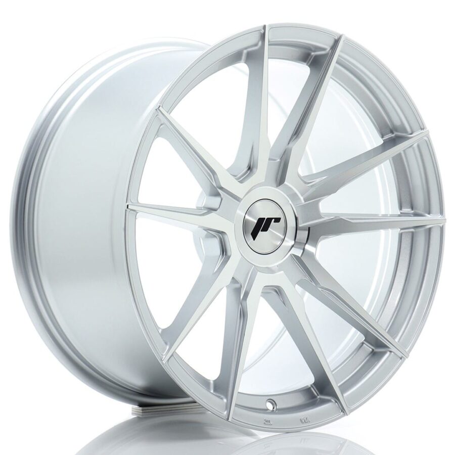 Felg Japan Racing JR21 18x9,5 ET20-40 BLANK Sølvbearbeidet front