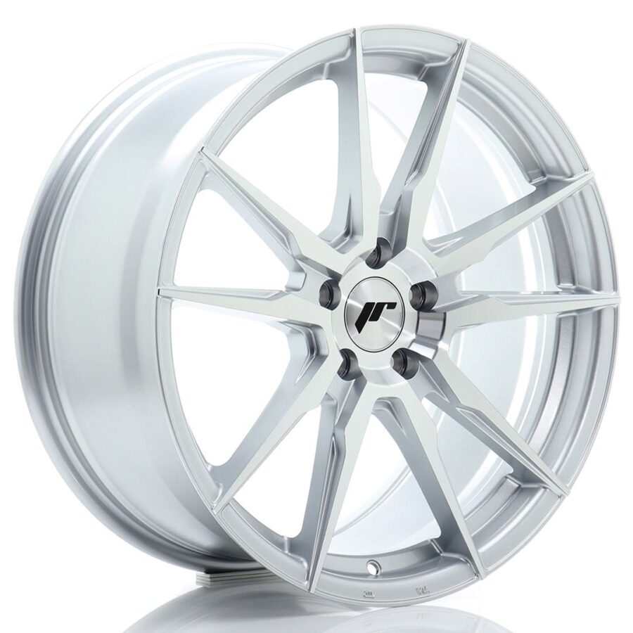 Felg Japan Racing JR21 19x8,5 ET45 5x112 sølvbearbeidet front