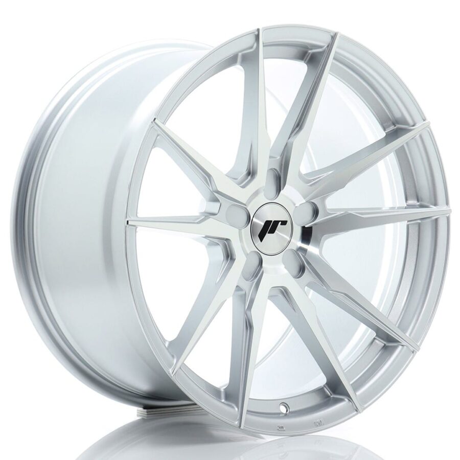 Felg Japan Racing JR21 19x9,5 ET20-45 5H BLANK Sølvbearbeidet front