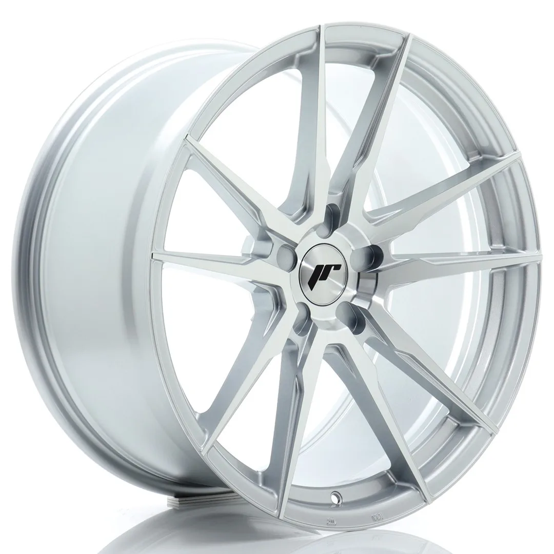 Felg Japan Racing JR21 20x9,5 ET22-40 5H BLANK Sølvbearbeidet front