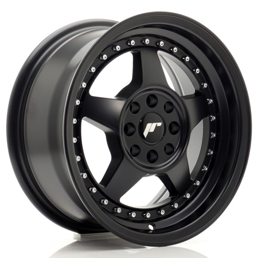 Felg Japan Racing JR6 15x7 ET25 4x100/108 Matt svart