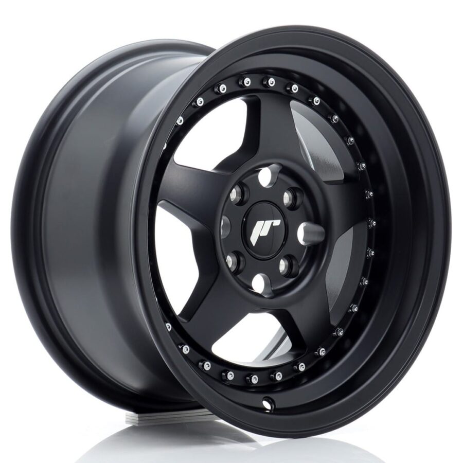 Felg Japan Racing JR6 15x8 ET25 4x100 Matt Sort