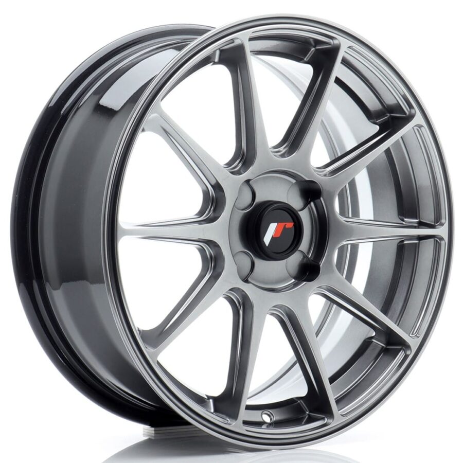 Felg Japan Racing JR11 17x7 ET20-38 4H BLANK Hyper Black