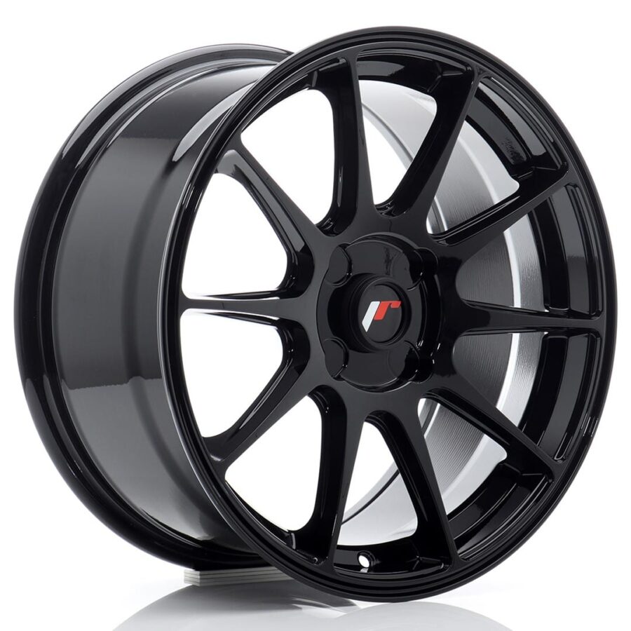 Felg Japan Racing JR11 17x8 ET20-35 4H BLANK Blank Svart
