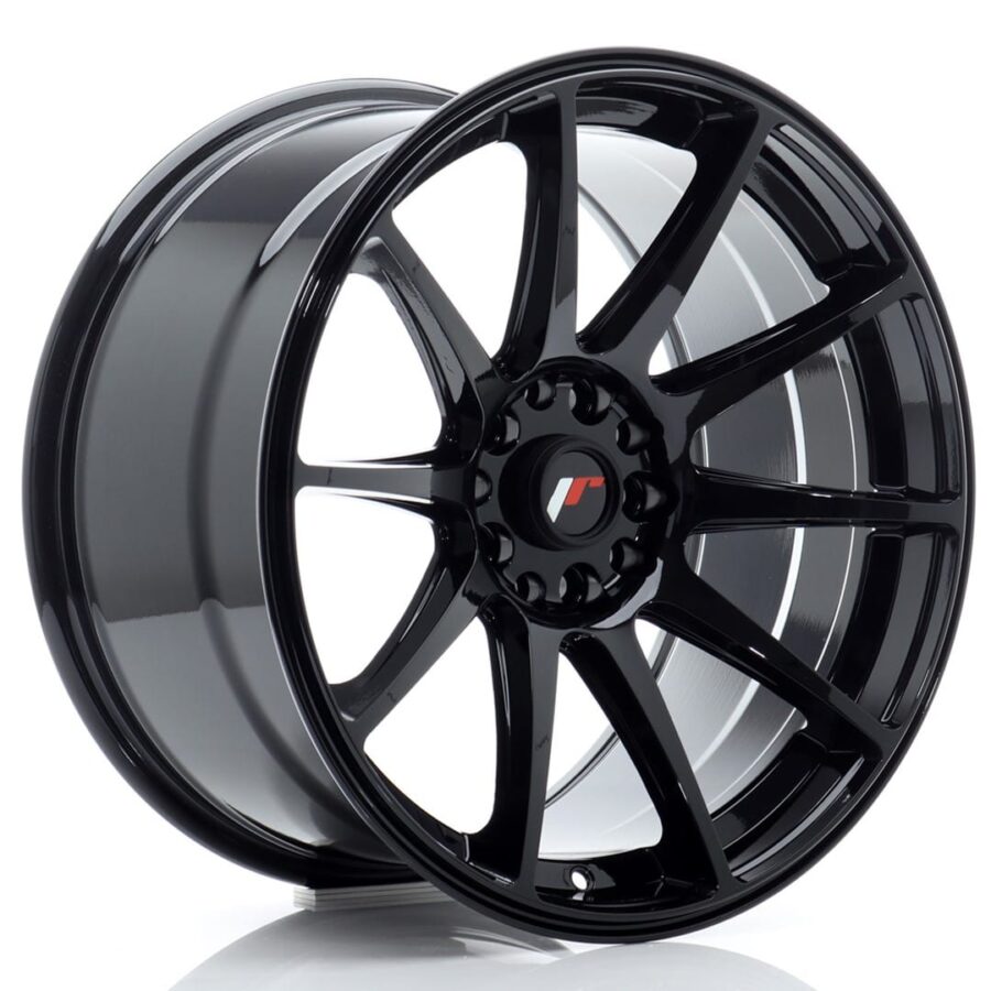 Felg Japan Racing JR11 18x9,5 ET22 5x114/120 Glans Svart