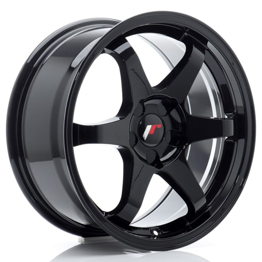 Felg Japan Racing JR3 17x8 ET20-35 5H BLANK Gloss Black