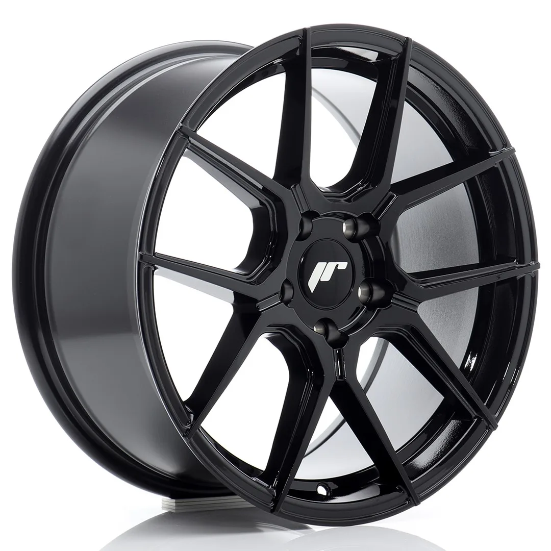 Felg Japan Racing JR30 17x8 ET40 5x112 Glans Sort