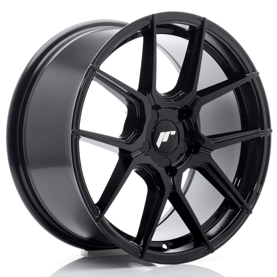 Felg Japan Racing JR30 17x8 ET20-40 5H BLANK Blank svart