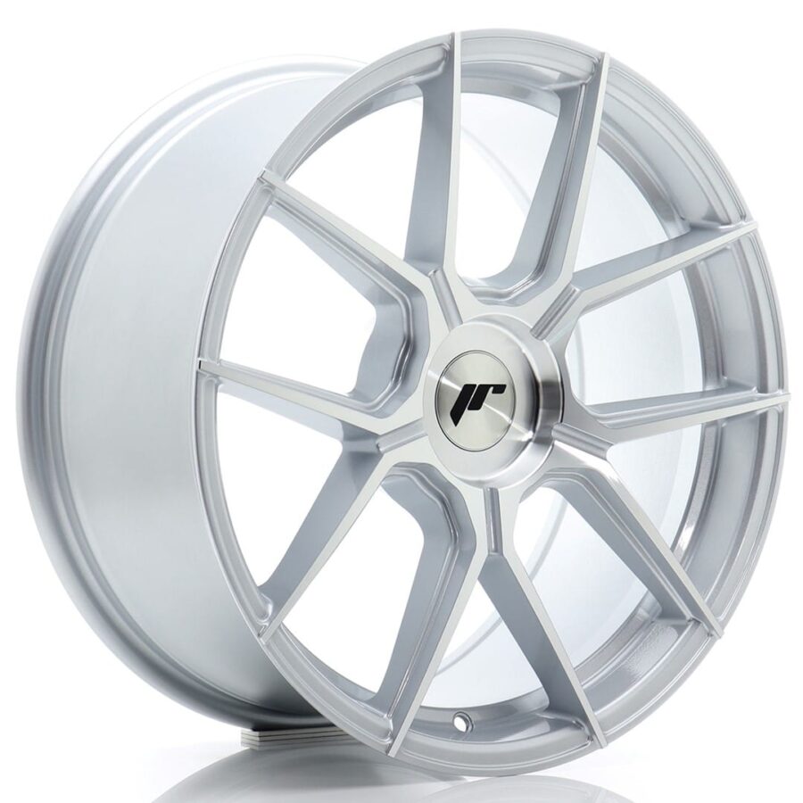 Felg Japan Racing JR30 18x8,5 ET20-45 BLANK Sølv maskinert front