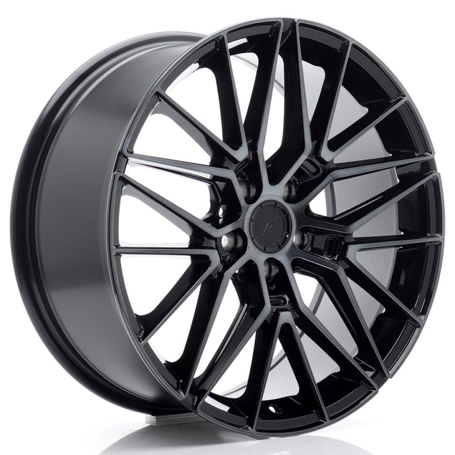 Felg Japan Racing JR38 19x8 ET40 5x112 svart maskinert med tonet front