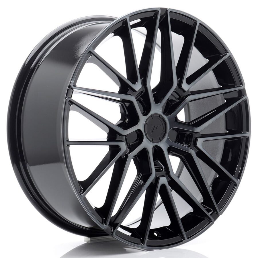 Felg Japan Racing JR38 20x9 ET20-51 5H BLANK Svart maskinert med tonet front