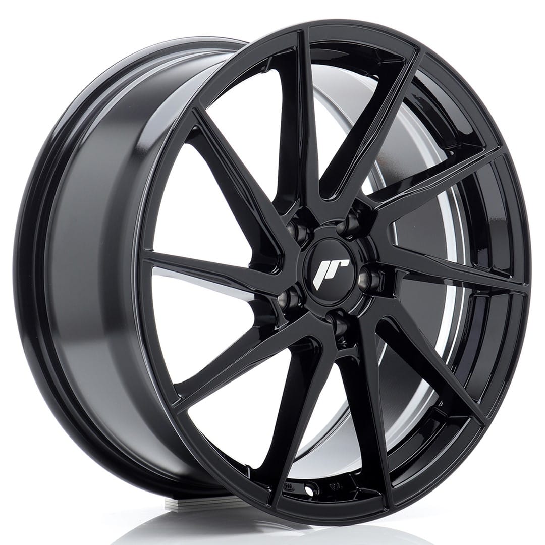 Felg Japan Racing JR36 18x8 ET45 5x112 Glans Sort