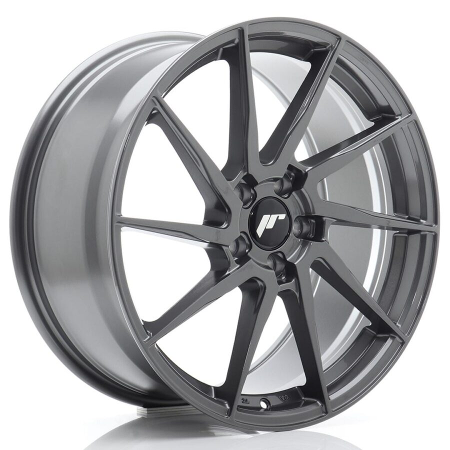 Felg Japan Racing JR36 19x8,5 ET45 5x112 Hypergrå