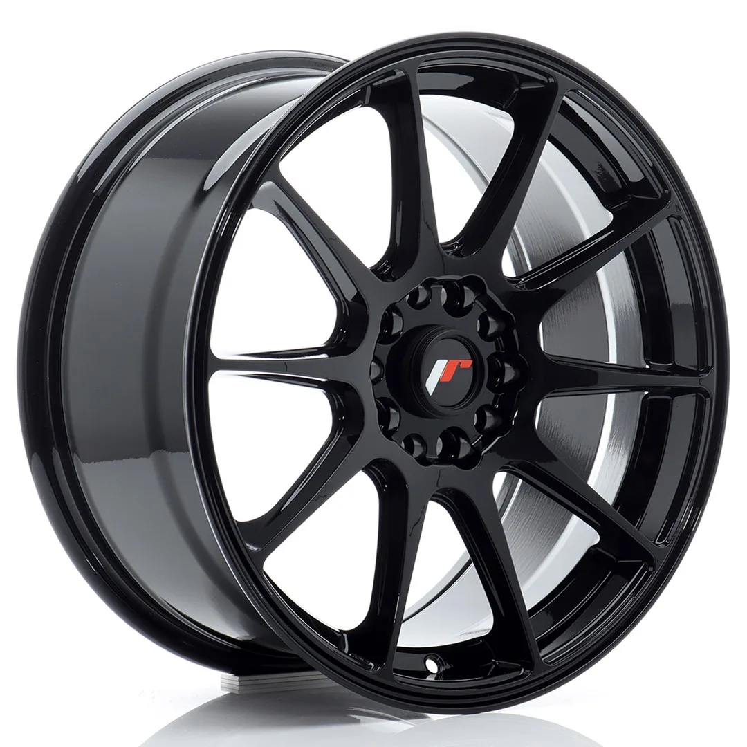 Felg Japan Racing JR11 17x8 ET35 4x100/114,3 Glans Svart