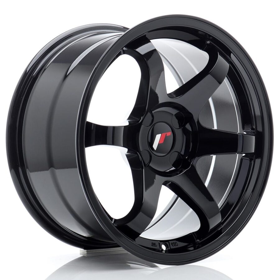 Felg Japan Racing JR3 17x9 ET20-35 4H BLANK Blank svart