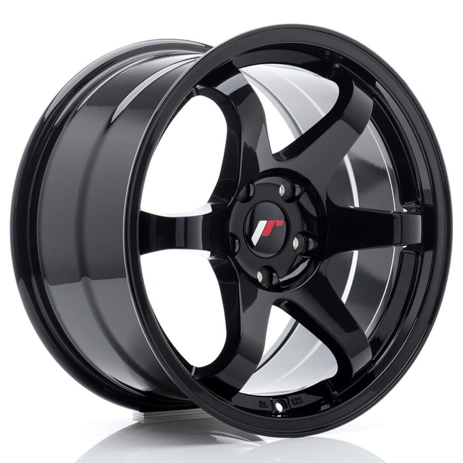 Felg Japan Racing JR3 17x9 ET35 5x120 Glans Sort