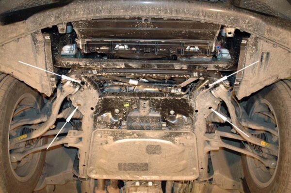 Radiatordeksel i Stål BMW X3 2003-2010 – bilde 5 av 5