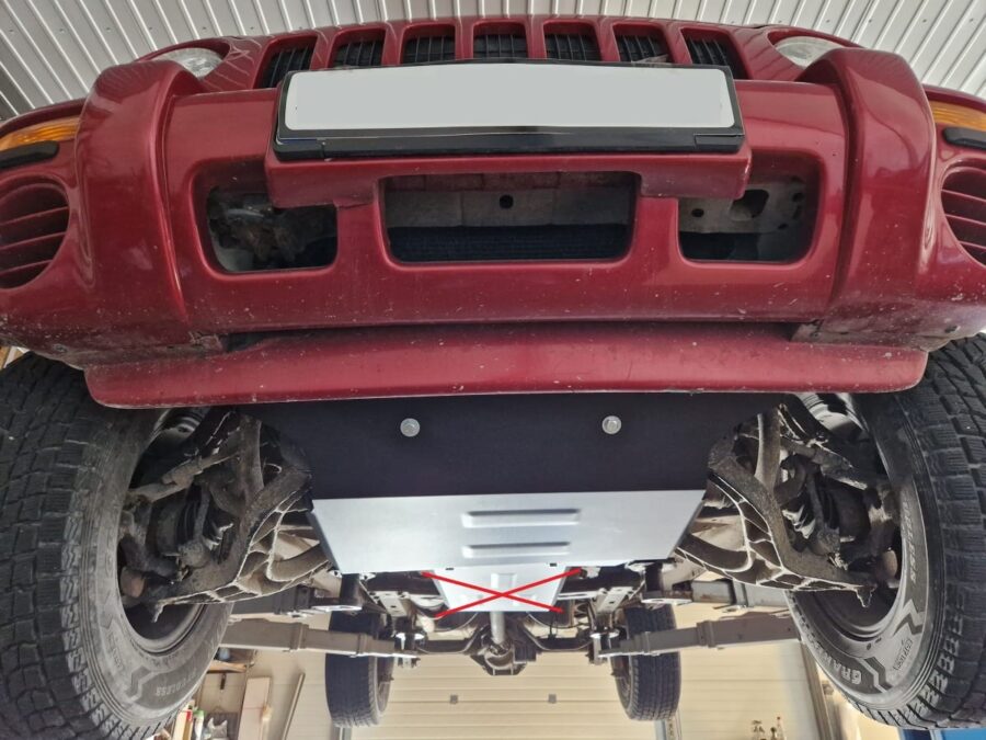 Motordeksel i Stål Jeep Cherokee - KJ 2001-2008 – bilde 4 av 7