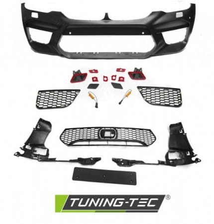 Støtfanger BMW G30 G31 17-20 Sport Style PDC - Bilde 4