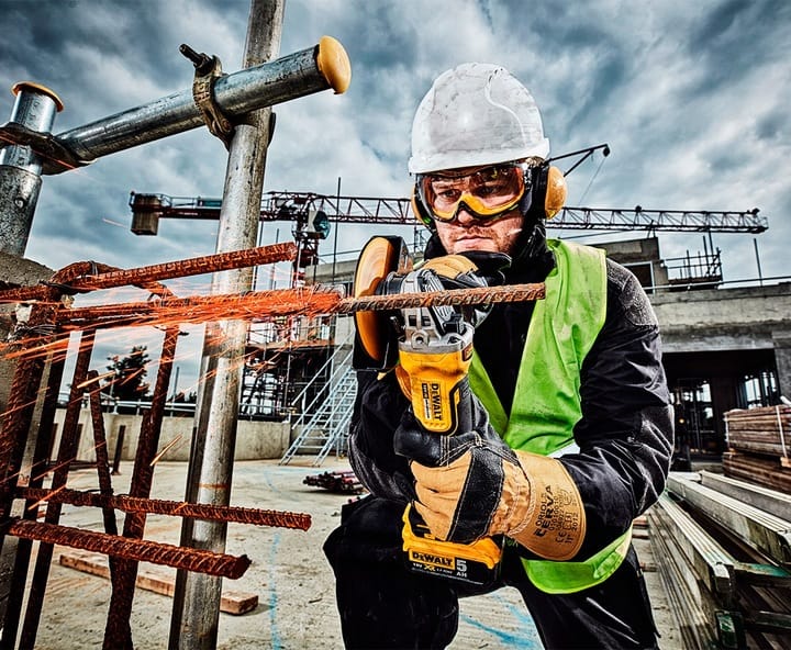 Vinkelslipere Akku 125mm 18V 2x3Ah DeWALT DCG406L2 TSTAKII - Bilde 4