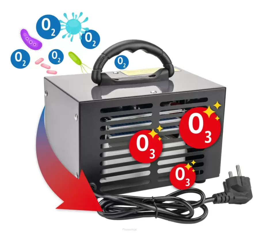 Kraftig Ozongenerator 28000 Mg/T Til Bil – bilde 3 av 5