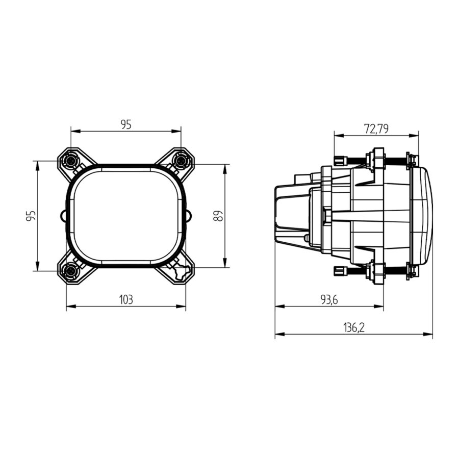 Frontlykt LED – Fjernlys/Blinklys Og Posisjonslys OE Industry Next_Q4 – bilde 2 av 2