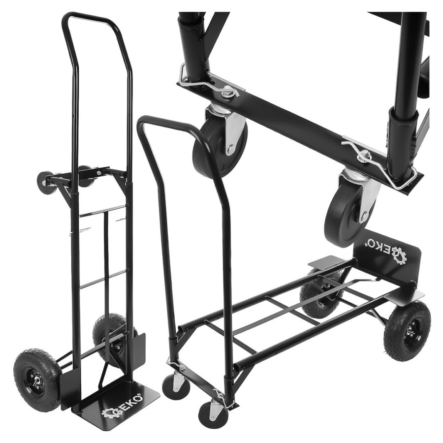 Transporttralle 2-i-1 – 200 kg kapasitet – bilde 1 av 5
