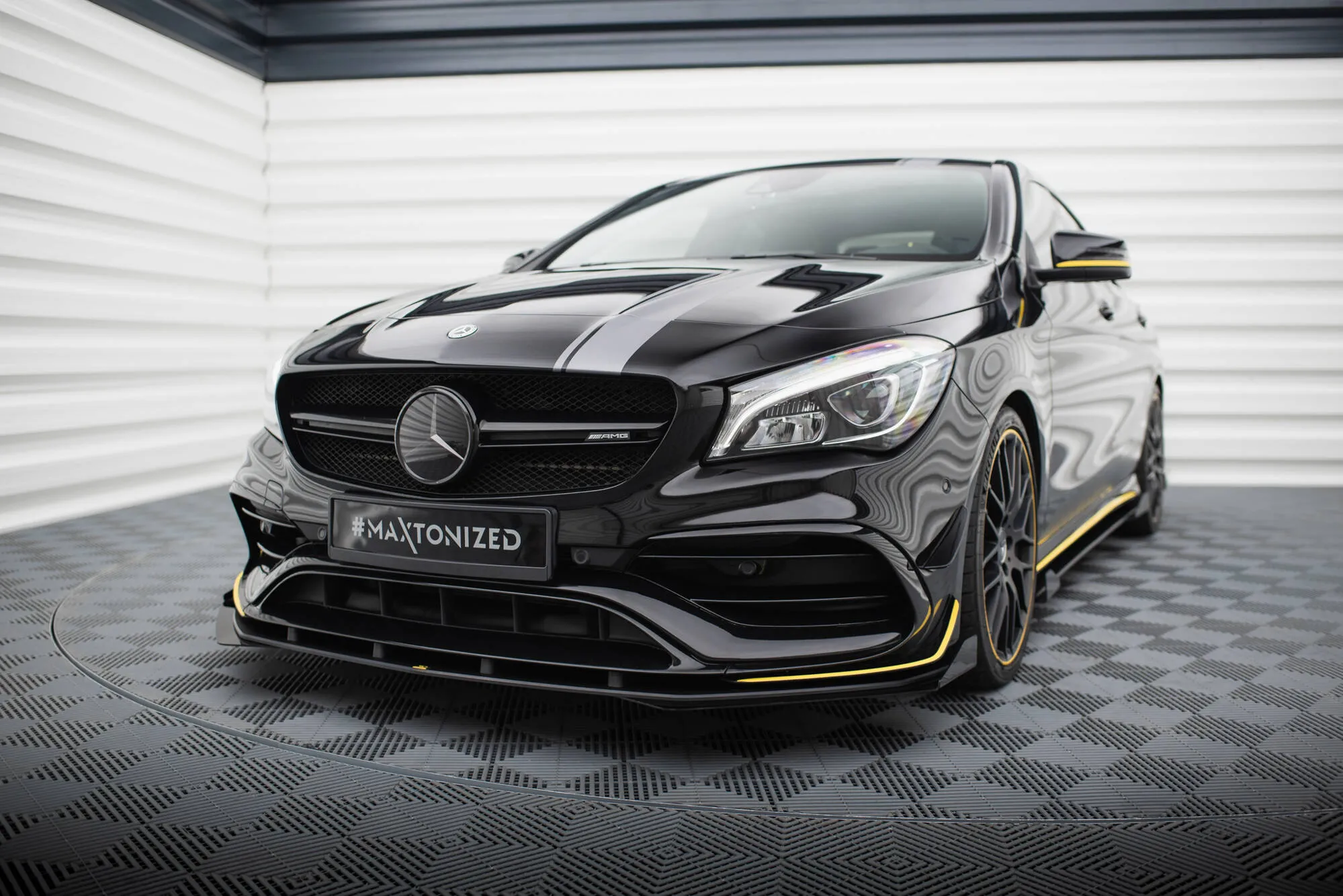 Frontflaps Mercedes-AMG CLA 45 Aero C117 Facelift - Bilde 2