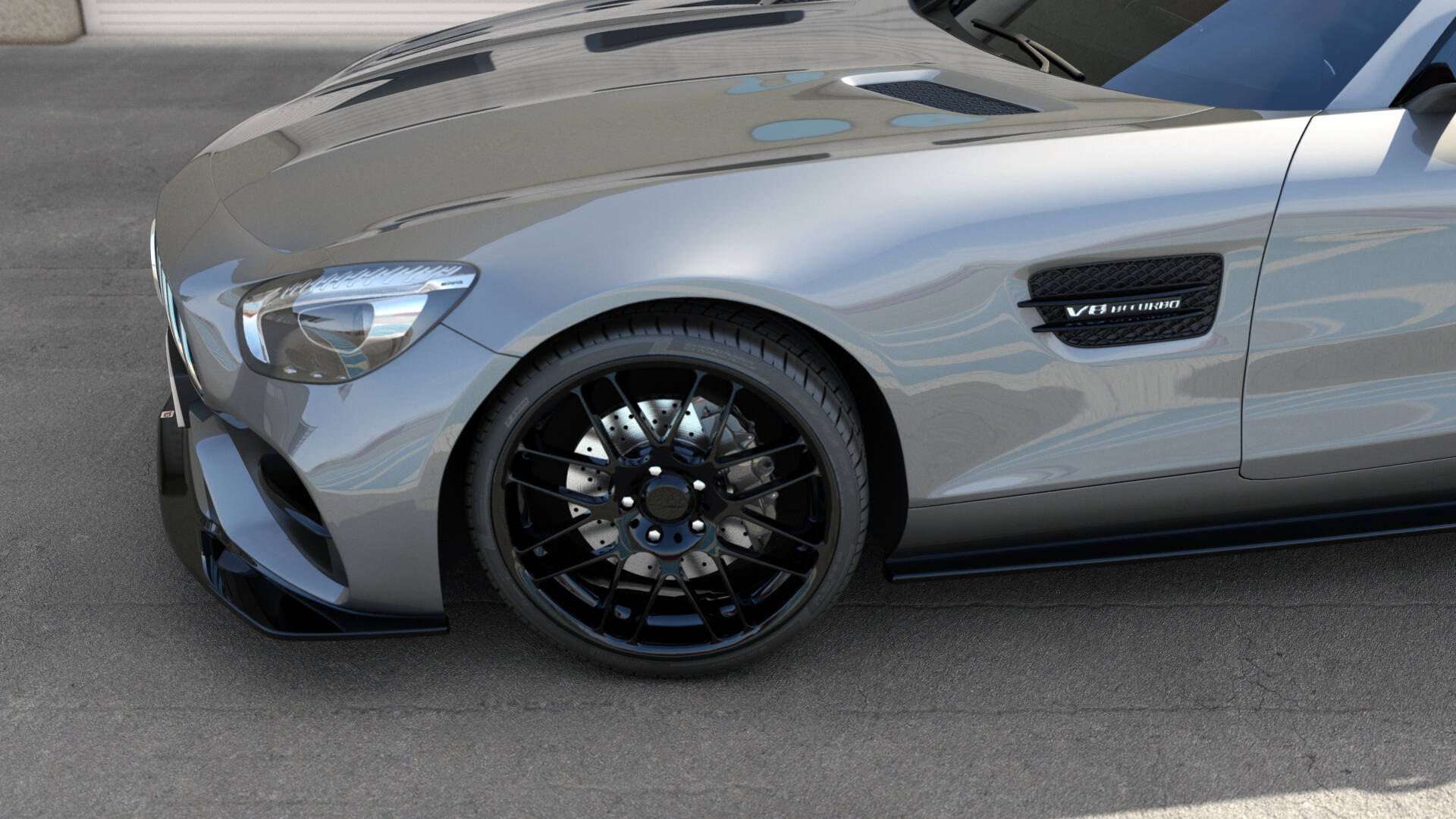 Frontleppe Mercedes-AMG GT S C190 Facelift - Bilde 3